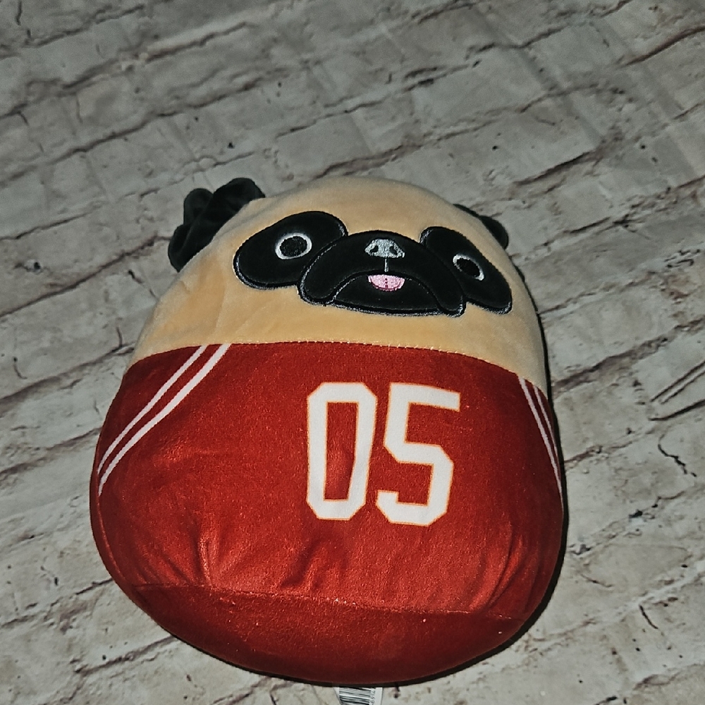 SQUISHMALLOW PUG PRINCE 05 BRAND NEW NWT STUFFED ANIMAL 2021 KELLYTOY